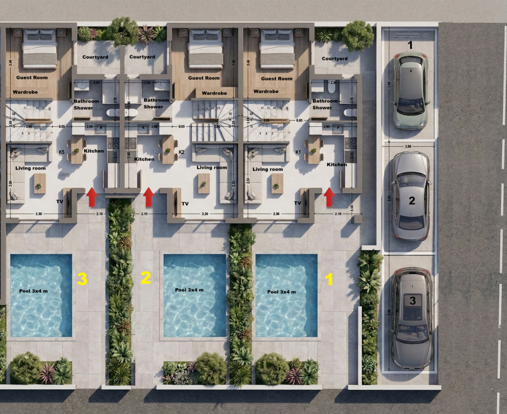 Nea Kallikrateia Halkidiki Pool Villas